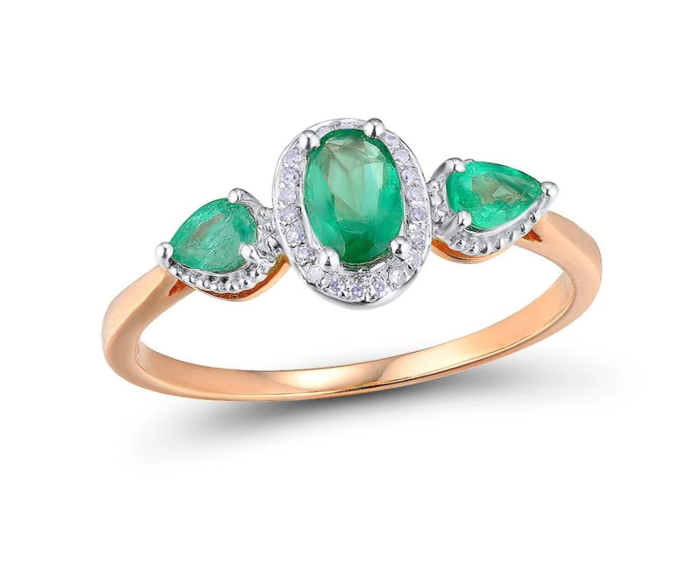 Emerald & Diamond Ring